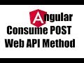 Angular 8 #15; Consume POST API method