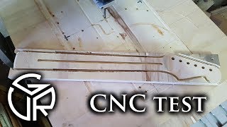 CNC Router Test - Fender Stratocaster Neck