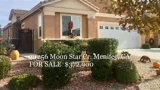 FOR SALE  30256 Moon Star Circle, Menifee, CA  $372,900