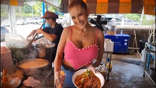 Meat HEAVEN! The Most Popular \u0026 Beautiful Hot Pot Owner in Bangkok - Thai Street Food