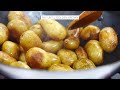 parsley potatoes with a vegan sunflower seed sour cream