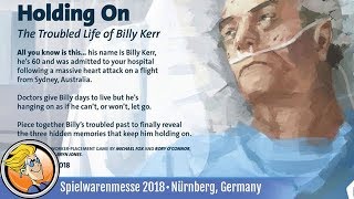 Holding On: The Troubled Life of Billy Kerr — game preview at Spielwarenmesse 2018