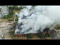 québec aerial view of moody factory fire aftermath in terrebonne 8 24 2021