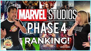 Ranking the MCU Phase 4 Movies & TV Shows