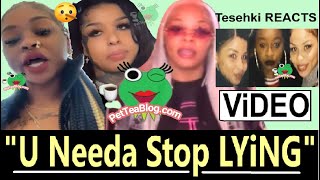 Tesehki was 14 when Chrisean was 7, Their Sister says Rock is LYiNG \u0026 Stole SA Story !!! 🤯 ViDEO