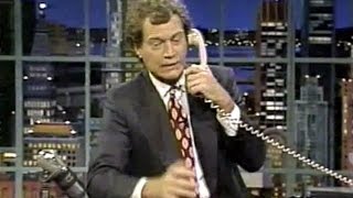 David Letterman Calls Mom About Crocuses, February 19, 1991