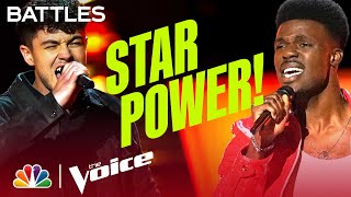 Andrew Igbokidi vs. Zach Newbould on "I Wanna Dance with Somebody" | The Voice Battles 2022