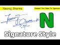 ✔️ Neeraj Sharma Name Signature Style Request Done