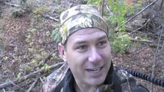 Sean makes an amazing Longbow archery shot on deer in New Hampshire