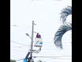 how jamaica public service *jps workers replace a street light