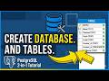 Create Database & Tables in PostgreSQL | Step-by-Step Tutorial for Beginners (2026)