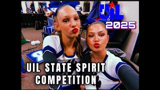 Come with me to UIL State Spirit competition 2025!!! #vlog #cheer