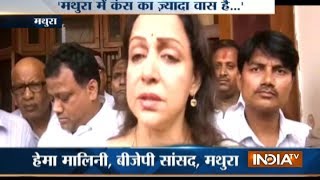 Mathura Double Murder: Hema Malini meets victim's family assures of providing them justice