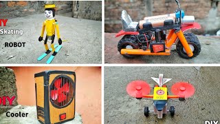 4 Amazing DIY TOYs | Awesome Toys From DC Motor | You can make at home