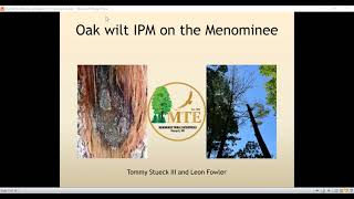 Oak Wilt Management and Control