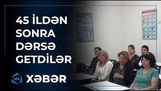 Xocalıda duyğulu anlar: 45 il sonra məzunlar doğma məktəbdə görüşdülər