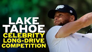 Steph Curry, Patrick Mahomes, Nick Jonas and more celebrities compete in a long drive competition