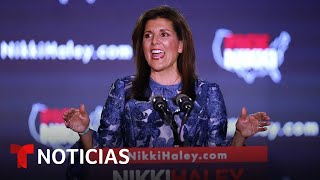 Haley reconoce victoria de Trump en New Hampshire pero dará batalla | Noticias Telemundo