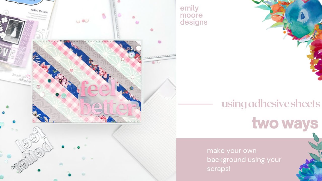 Using Adhesive Sheets 2 Ways Youtube