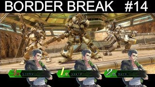 実況 高速ロボット10対10オンラインFPS対戦ゲーム「BORDER BREAK(ボーダーブレイク)」#14