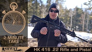 HK 416 .22 - Two Minute Take! Our rapid review of the HK 416 22