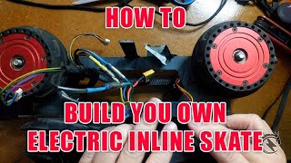 How to build an Electric Inline Skate - Specs and Details - DIY