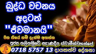 ඉල් පොහෝදිනයේ ඇසෙන වටිනාම බණ පදය මිනිත්තුවක් අහන්න@wassanadarmadeshana9842