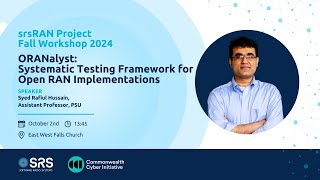 2024 srsRAN Fall Workshop: ORANalyst - Systematic Testing Framework for Open RAN Implementations