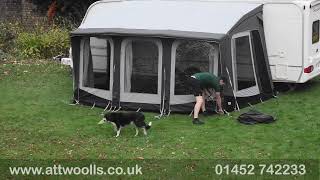 Telta Soul Air Awning Pitching \u0026 Packing Video