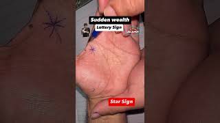 Sudden wealth lottery sign in hand #palmistry #reels #viral #shorts