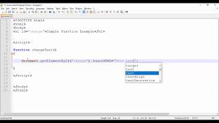 JavaScript - Simple Function Example with Replacing Text - Intact Abode