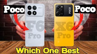 ⚡Poco X6 Pro 5G Vs Poco F6 Pro 5G | 💯% Honest Comparison 🔥 |