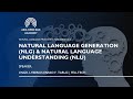 Natural Language Generation NLG & Natural Language Understanding NLU