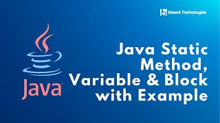 Java Static Method, Static Variable and Block with Example | JAVA Programming | JAVA Tutorial