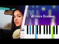 Olivia Rodrigo - drivers license  | Piano Tutorial