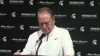 Tom Izzo not happy with Michigan Statte after 90-85 home win over Penn State