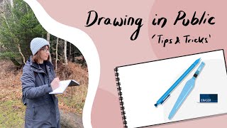 Drawing in public | Getting out and about with your sketchbook