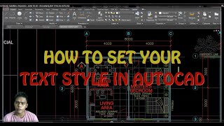 AUTOCAD TUTORIAL (TAGALOG) - HOW TO SET  OR CHANGE TEXT STYLE IN AUTOCAD