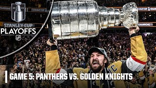 Stanley Cup Final Game 5: Florida Panthers vs. Vegas Golden Knights | Full Game Highlights