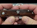 Finch Knife Co Ironwood Chernobyl Ant Unboxing and Quick Look