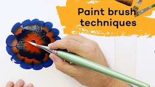 10 Paint brush techniques