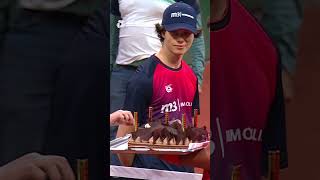 Novak Djokovic Gets His 37th Birthday Cake! 🎂