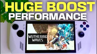 WUTHERING WAVES on the Asus Rog Ally: Huge Performance BOOST