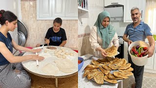 Çiğ Börek Elde Açma İnanılmaz Lezzetli Yoğurt Çorbası Akşam Yemeği VİLLAGREİA VLOG😍