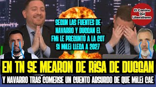 En la mesa de Jony Viale, se MEARON de risa de Duggan y Navarro