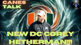 Canes Shock College Football by Hiring Minnesota DC Corey Hetherman