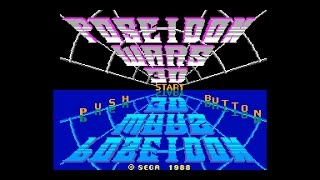 Poseidon Wars 3D (Master System YM2413 FM 60Hz / US) - Intro / Attract Mode