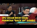 [FULL] JPU Cecar Ricky Rizal Soal Perintah Back Up Ferdy Sambo hingga Amankan Senjata Yosua