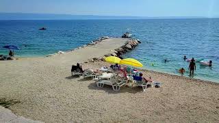 27.7.2022 Podstrana Croatia Hrvatska Grljevac Uvala - Bay Beach.