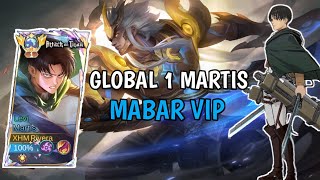 LIVE GLOBAL 1 MARTIS OPEN MABAR VIP AUTO WS - Mobile Legends